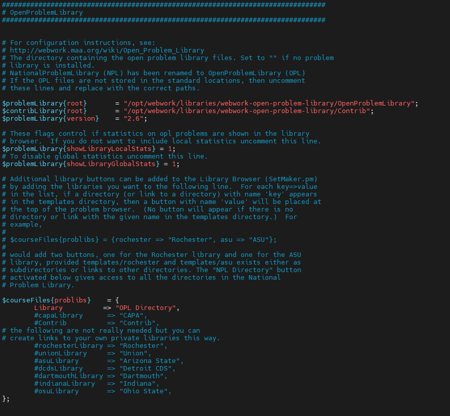 OpenProblemLibrary LocalOverride