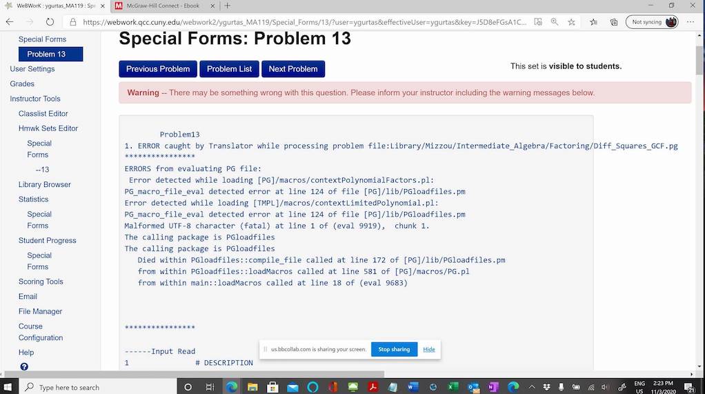 error